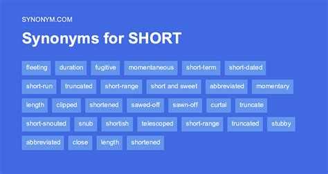 define in short|in short synonym.